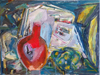 Still Life with Bread and Red Jug
